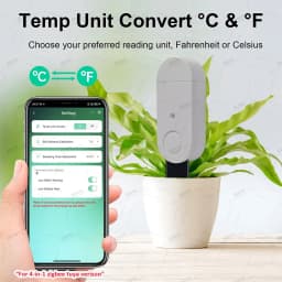 3-in-1/4-in-1 Zigbee Soil Moisture Sensor Humidity Meter Temperature Tester Light Detector Work With Tuya Smart Life 2MQTT HA