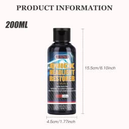 Headlight Restoration Polishing Headlamp Scratch Remover Repair Cleaning Paste Remove Oxidation Headlight Polish Liquid LHB-16