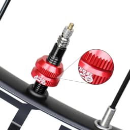 1Pair Bike Vacuum Tire Law Mouth Nut MTB Bicycle Tire Inner Tube Valve Caps Safe