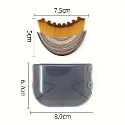 New Lymphatic Contour Face Brush for Lymphatic Drainage Massage Ergonomically Designed to Fit Skin Precisely