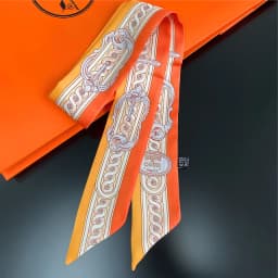Knot Print Summer Scarf 2024 Luxury Brand Design Women Skinny Bag Scarves Hair Band Neck Silk Scarf For Ladies Foulard Headband