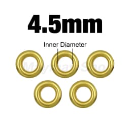 100Pcs Gold Color Hole Metal Eyelets Grommets with Washer For Leathercraft Diy Accessories Clothes Cap Bag Tags Shoes Belt