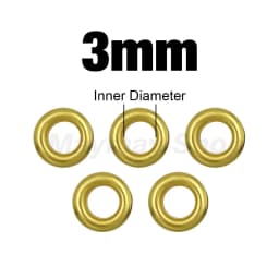 100Pcs Gold Color Hole Metal Eyelets Grommets with Washer For Leathercraft Diy Accessories Clothes Cap Bag Tags Shoes Belt