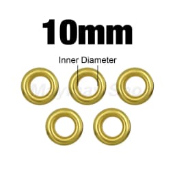 100Pcs Gold Color Hole Metal Eyelets Grommets with Washer For Leathercraft Diy Accessories Clothes Cap Bag Tags Shoes Belt