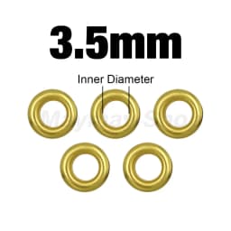 100Pcs Gold Color Hole Metal Eyelets Grommets with Washer For Leathercraft Diy Accessories Clothes Cap Bag Tags Shoes Belt