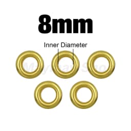 100Pcs Gold Color Hole Metal Eyelets Grommets with Washer For Leathercraft Diy Accessories Clothes Cap Bag Tags Shoes Belt