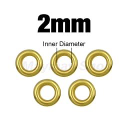 100Pcs Gold Color Hole Metal Eyelets Grommets with Washer For Leathercraft Diy Accessories Clothes Cap Bag Tags Shoes Belt