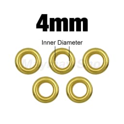 100Pcs Gold Color Hole Metal Eyelets Grommets with Washer For Leathercraft Diy Accessories Clothes Cap Bag Tags Shoes Belt