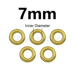 100Pcs Gold Color Hole Metal Eyelets Grommets with Washer For Leathercraft Diy Accessories Clothes Cap Bag Tags Shoes Belt