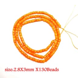 Natural Stone Red Coral Beads Irregularity Geometry Round Square Shape Spacer Beads For Jewelry Making DIY Bracelet Necklace