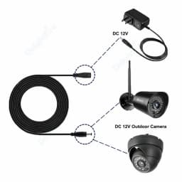 DC Extension Cords 0.5/1/2/3/5/10m 5.5mm 2.1mm 5V 12V 3A 5A Female Male Jack Power Cable for LED Strip Power Adapter CCTV Camera