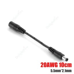DC Extension Cords 0.5/1/2/3/5/10m 5.5mm 2.1mm 5V 12V 3A 5A Female Male Jack Power Cable for LED Strip Power Adapter CCTV Camera