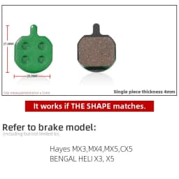 1 Pair Ceramic MTB Bicycle Disc Brake Pads For SHIMANO SRAM AVID HAYES MAGURA FORMULA HOPE Cycling Parts Bike Accessory