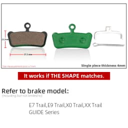 1 Pair Ceramic MTB Bicycle Disc Brake Pads For SHIMANO SRAM AVID HAYES MAGURA FORMULA HOPE Cycling Parts Bike Accessory