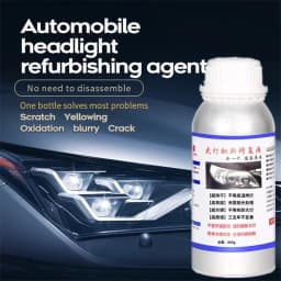 Car Headlight Polishing Evaporator Liquid Car Polish Headlights Liquid Polymer Lamps Regeneration Restoration Remover