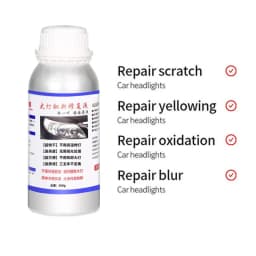 Car Headlight Polishing Evaporator Liquid Car Polish Headlights Liquid Polymer Lamps Regeneration Restoration Remover