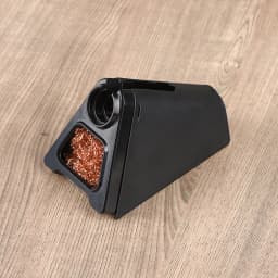 JCD 820 Aluminum Alloy Electric Soldering Iron Stand Holder with Welding Cleaning Copper Ball High Temperature Safety