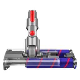 For Dyson V7 V8 V10 V11 V15 Vacuum Cleaner Parts Rotatable Double Soft Roller Brush Head Led Light Engineered for Hard Floors