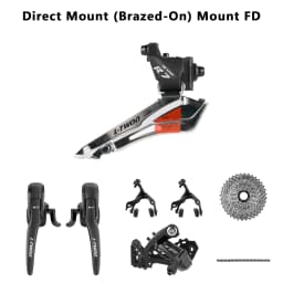 LTWOO R7 2x10 Speed Road Bike Groupset 20S Mechanical Rim Brake Kit Compatible with Shimano Tiagra 4700 Sora R3000 ZRACE Caliper