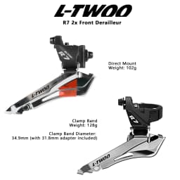 LTWOO R7 2x10 Speed Road Bike Groupset 20S Mechanical Rim Brake Kit Compatible with Shimano Tiagra 4700 Sora R3000 ZRACE Caliper
