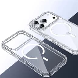 Luxury Clear Shockproof for Magsafe Magnetic Case For iPhone 17 Air 17Pro 17 Pro Max Wireless Charging Shockproof Hard PC Cover
