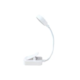 Runtowo LED Clip On Book Light Portable Reading Light Battery Powered 3 Color Eye Protection Stepless Dimmable Mini Desk Lamp