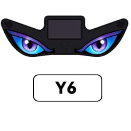 Cool DEMON EYE Ambient Light Solar Powered Breathing Neon Light Car Decoration Rear Windshield Atmosphere Lights Car Accessories