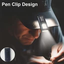 Powerful Mini COB LED Keychain Flashlight USB C Rechargeable Hanging Work Light Waterproof Keyring Camping Walking Pocket Lamp