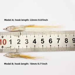 5/6pcs Realistic Minnow Fly Fishing Lures with 3D Eyes, Baitfish Lure Trout & Bass Fishing Baits for Freshwater & Saltwater