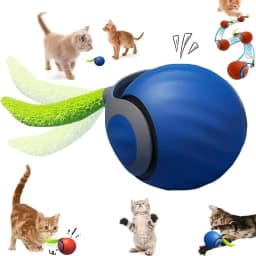 New Speedy Tail 2.0 Cat Toy Speedy Tail Cat Toy Interactive Cat Ball Toy Smart Cat Toys Ball Two Speed Adjustment with Tail