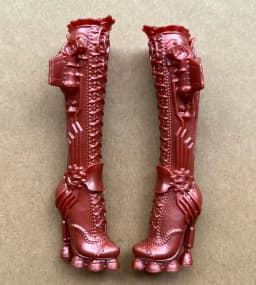 Monster Doll Shoes Boots Sandals Gray Black Brown Yellow White Color Doll Decors DIY Dressing Doll Parts