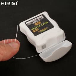 Hirisi 1Pcs 50m Carp Fishing Bait Floss Grips Boilies Holder for Chod Hair Ronnie Rig Method Feeder Terminal Tackle Accessories
