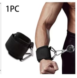 1PC Wrist Straps for Weightlifting, Straps with D Ring Deadlift Straps for Cable Machine Workout Gym Straps