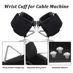 1PC Wrist Straps for Weightlifting, Straps with D Ring Deadlift Straps for Cable Machine Workout Gym Straps
