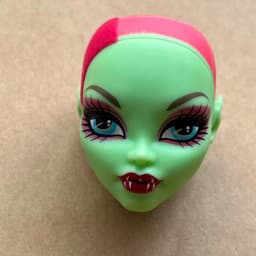 Monster Doll Bald Head Rare Face Doll Makeup Heads Original Slim Doll Body Blue Green Gray Beige Skin Doll Figures