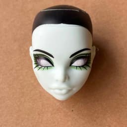 Monster Doll Bald Head Rare Face Doll Makeup Heads Original Slim Doll Body Blue Green Gray Beige Skin Doll Figures