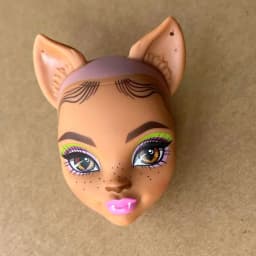 Monster Doll Bald Head Rare Face Doll Makeup Heads Original Slim Doll Body Blue Green Gray Beige Skin Doll Figures