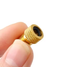 Bicycle Presta To Schrader Adapter Bike Tire Valve Adapter Copper Golden Bicycle Pump Tire Valve Connectors F/V To A/V Converter