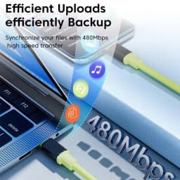 3/1PCS 240W Type C To Type C Super Fast Charging Cable Universal High Power Charger USB Cord 6A USB C Cable for iPhone Samsung