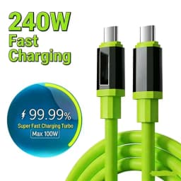 3/1PCS 240W Type C To Type C Super Fast Charging Cable Universal High Power Charger USB Cord 6A USB C Cable for iPhone Samsung
