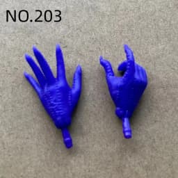 Monster Doll Replacements Hands Feet Legs Elbows DIY Doll Dressing Accessories Colorful Parts for Personality Doll Use