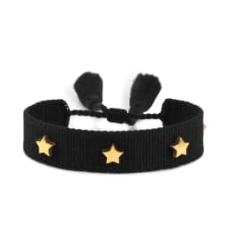 Vintage Friendship Bracelets STARS | MOON Bracelets Adjustable Woven Arm Stacked Jewelry