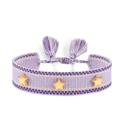 Vintage Friendship Bracelets STARS | MOON Bracelets Adjustable Woven Arm Stacked Jewelry