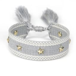 Vintage Friendship Bracelets STARS | MOON Bracelets Adjustable Woven Arm Stacked Jewelry