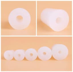 1pcHome Brew Wine Stoppers Silicone Plug With 8mm Hole For Airlock Valve Bubbler Fermentation Exhaust Valve Silicone Rubber Plug