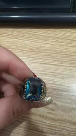 New Inlaid Emerald Men's Luxury Ring Personality Retro Domineering Personality Ring To Attend The Banquet Party Jewelry