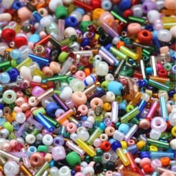 Mixed Color & Size & Shape Total About 10G Loose Austria Crystal Beads Glass Seed Beads For Kids Jewelry DIY Making Accessorie