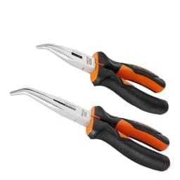 6/8" Bent Nose Pliers Clamp Tools Wire Stripper Nippers Multifunctional Bent Cutting Plier Wire Cutter Long Nose Plier Hand Tool
