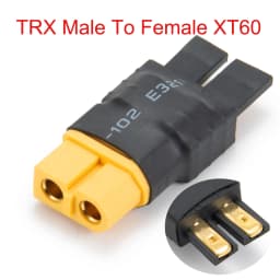 MIBIDAO EC5 to T Deans Female Male Connector RC Lipo Battery Control Parts Banana Plug Adapter