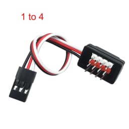 MIBIDAO EC5 to T Deans Female Male Connector RC Lipo Battery Control Parts Banana Plug Adapter